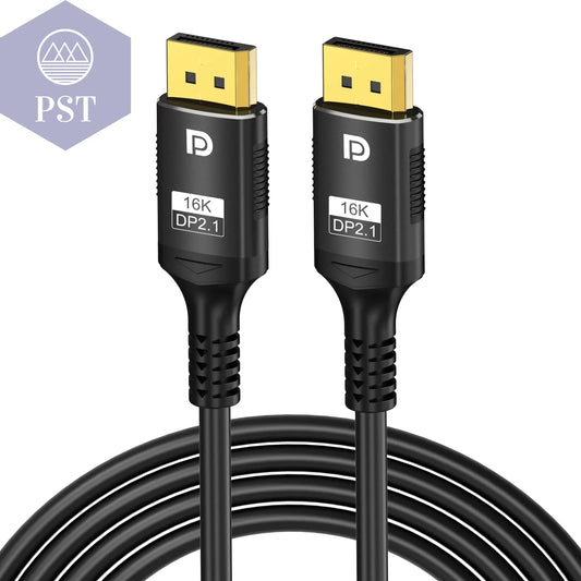 16K DP 2.1 8K@120Hz 4K@240Hz 80Gbps HDR Video Audio Displayport Kabel Display Port für Laptop TV Xbox Projektor Gaming Monitor  Cable     PST PS Tradings