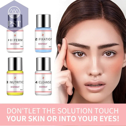 5 flaschen/Lot #1/2/3/4 Wimpern Lift Lotion Wimpern Dauerwelle Lösung Heben Wimpern Curl Lash Eye Make-Up-Tools Für Salon startseite DIY       PST PS Tradings