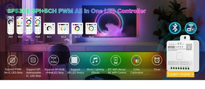 5m 5050 RGBW Led Lights 4pin RGB Led Strip 5pin 4in1 RGBWW RGBCW Led Strip Light 6pin 5in1 RGBCCT Light Strip 12V 24V Waterproof       PST PS Tradings