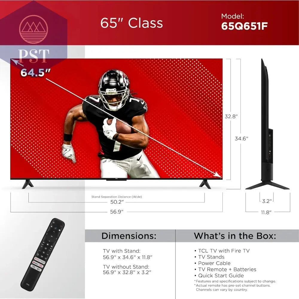 65-Inch Class Q65 QLED 4K Smart TV with Fire TV, Dolby Vision, HDR PRO+, Dolby Atmos, Alexa Built-in with Voice Remote PST PS Tradings  PST PS Tradings  PST PS Tradings 65-Inch Class Q65 QLED 4K Smart TV with Fire TV, Dolby Vision, HDR PRO+, Dolby Atmos, Alexa Built-in with Voice Remote