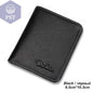 BISON DENIM Men Wallets Black Genuine Leather Purse For Men Business Card Holder Men's Wallet Mini N4429 - PST PS Tradings