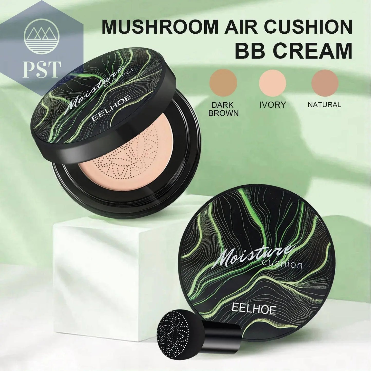 EELHOE Mushroom Air Cushion CC Cream Mushroom Head Waterproof Brighten Base Makeup Cosmetics Professional Concealing Foundation - Property & Safety Tradings