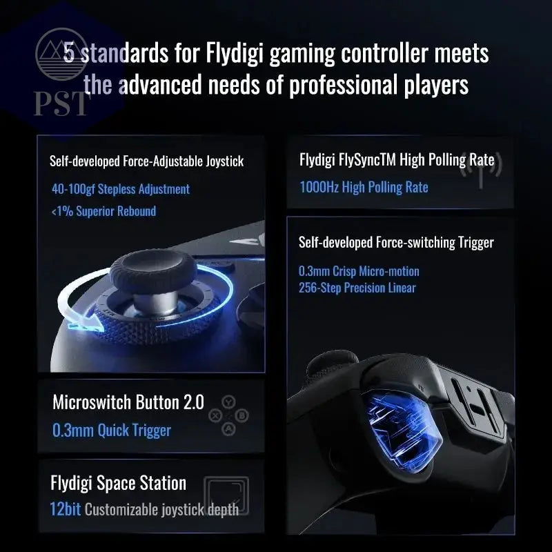 Flydigi Vader 4 Pro Gaming Controller PC Switch Apple Native Android Gamepad PST PS Tradings Gamepad PST PS Tradings  PST PS Tradings