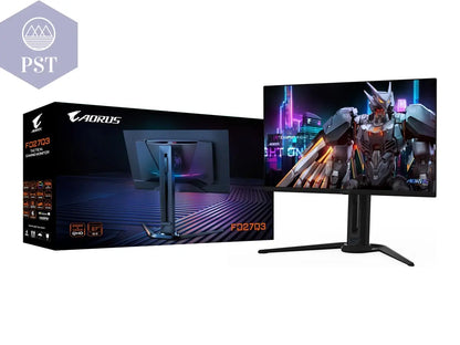 GIGABYTE AORUS FO27Q3 68,58cm 27Zoll OLED 2560x1440 QHD 360Hz 250cdm2 2xHDMI 2.1 1xDP 1.4 PST PS Tradings Display Monitor PST PS Tradings  PST PS Tradings