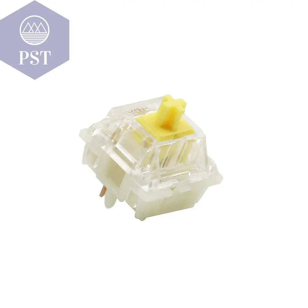 Gateron silent switch Black Red clear 5pin  transparent tops for mechaniacl keyboard Compatible with MX switch - PST PS Tradings