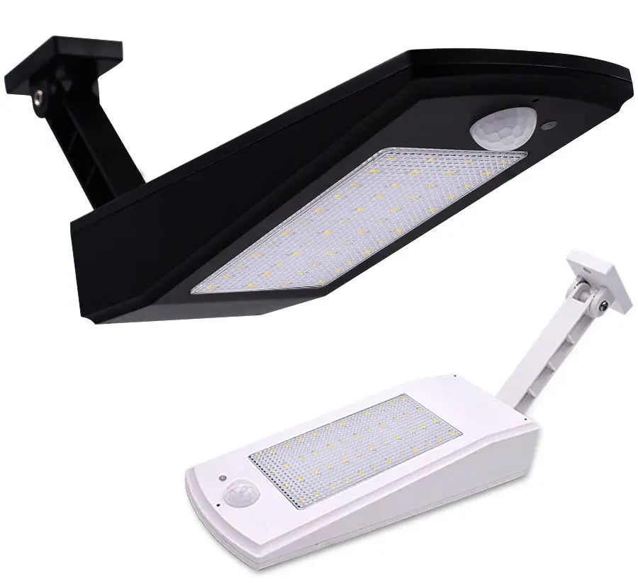 900lm Led Solar Licht Im Freien Wasserdichte Beleuchtung Für Garten Wand 48 leds Vier Modi Drehbare Pol Solar Lampe Neueste       PST PS Tradings