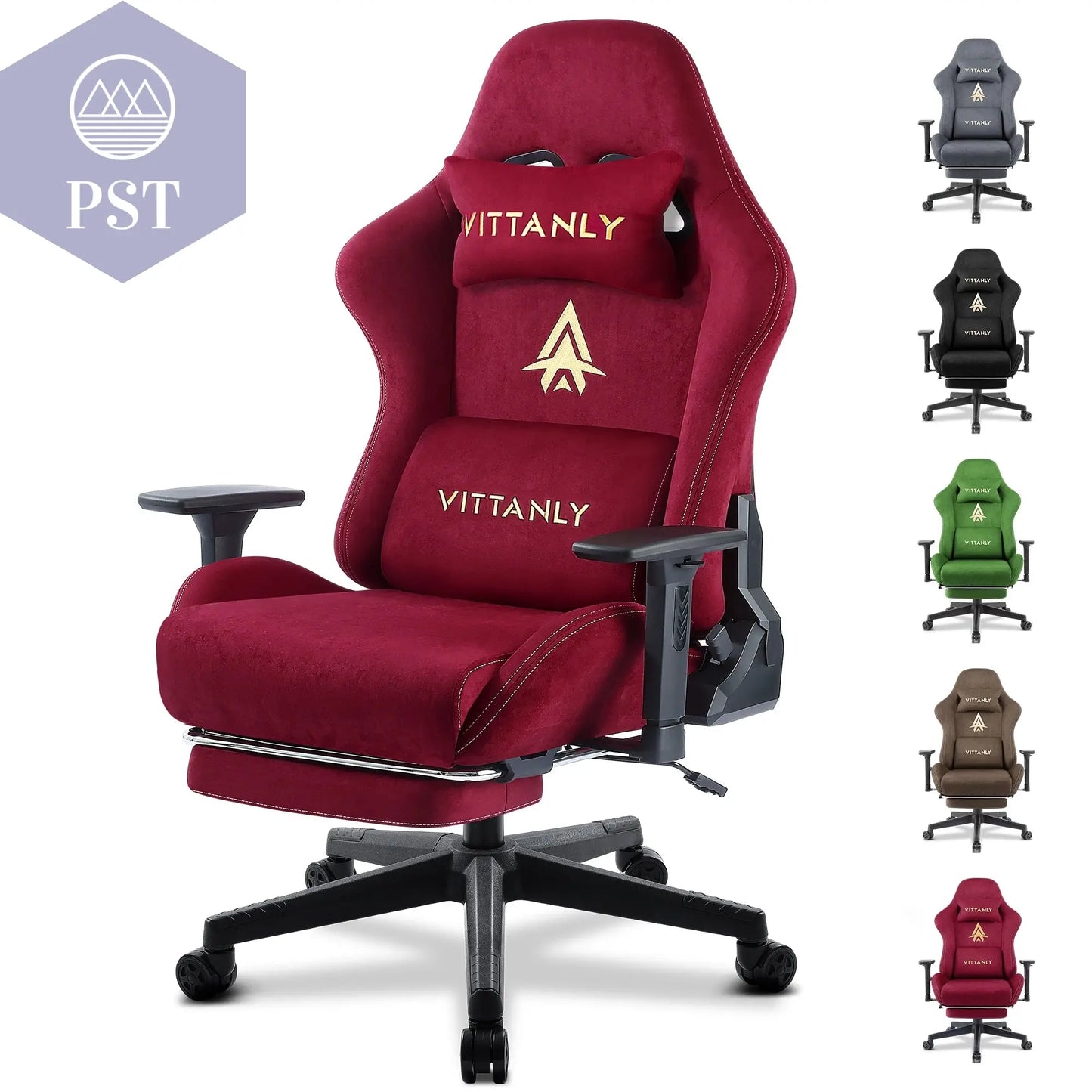 Hochwertiger Ergonomischer Gaming Stuhl PST PS Tradings Gamingstuhl PST PS Tradings Wine-Red-UNITED-KINGDOM PST PS Tradings