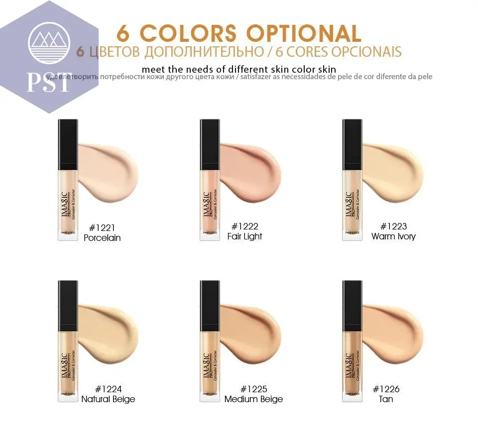 IMAGIC 6 color concealer makeup facial primer facial contour liquid concealer foundation eye make up - PST PS Tradings