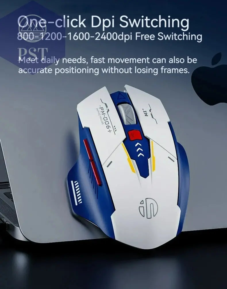 Inphic F9 Mecha Edition: Kabellose Silent Maus PST PS Tradings   Inphic F9 Mecha Edition: Kabellose Silent Maus