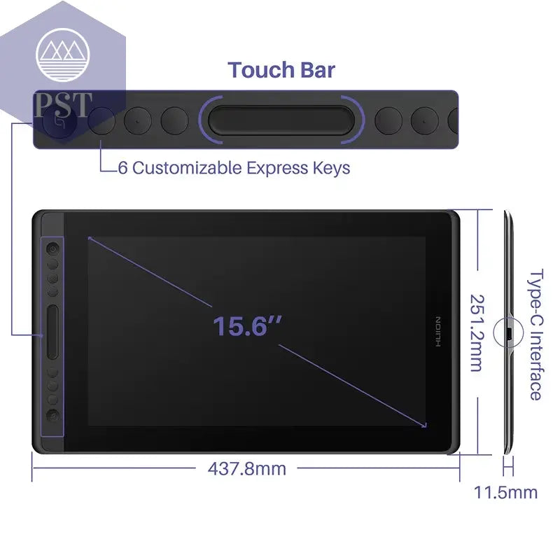 Kamvas Pro 16 Drawing Pen Tablet 15.6 Inch 120% Srgb Digital Graphic Tablet Pen Display Monitor with Tilt Function PST PS Tradings  PST PS Tradings  PST PS Tradings Kamvas Pro 16 Drawing Pen Tablet 15.6 Inch 120% Srgb Digital Graphic Tablet Pen Display Monitor with Tilt Function