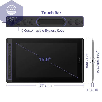 Kamvas Pro 16 Drawing Pen Tablet 15.6 Inch 120% Srgb Digital Graphic Tablet Pen Display Monitor with Tilt Function PST PS Tradings  PST PS Tradings  PST PS Tradings Kamvas Pro 16 Drawing Pen Tablet 15.6 Inch 120% Srgb Digital Graphic Tablet Pen Display Monitor with Tilt Function