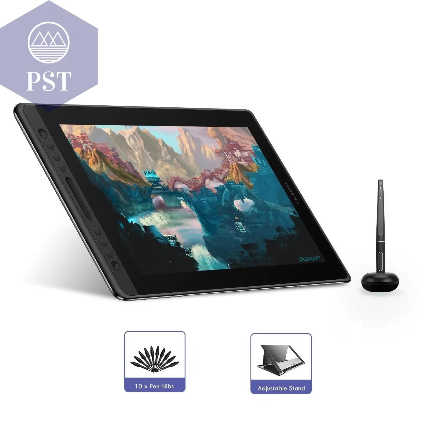 Kamvas Pro 16 Drawing Pen Tablet 15.6 Inch 120% Srgb Digital Graphic Tablet Pen Display Monitor with Tilt Function PST PS Tradings  PST PS Tradings With-Stand-691 PST PS Tradings Kamvas Pro 16 Drawing Pen Tablet 15.6 Inch 120% Srgb Digital Graphic Tablet Pen Display Monitor with Tilt Function