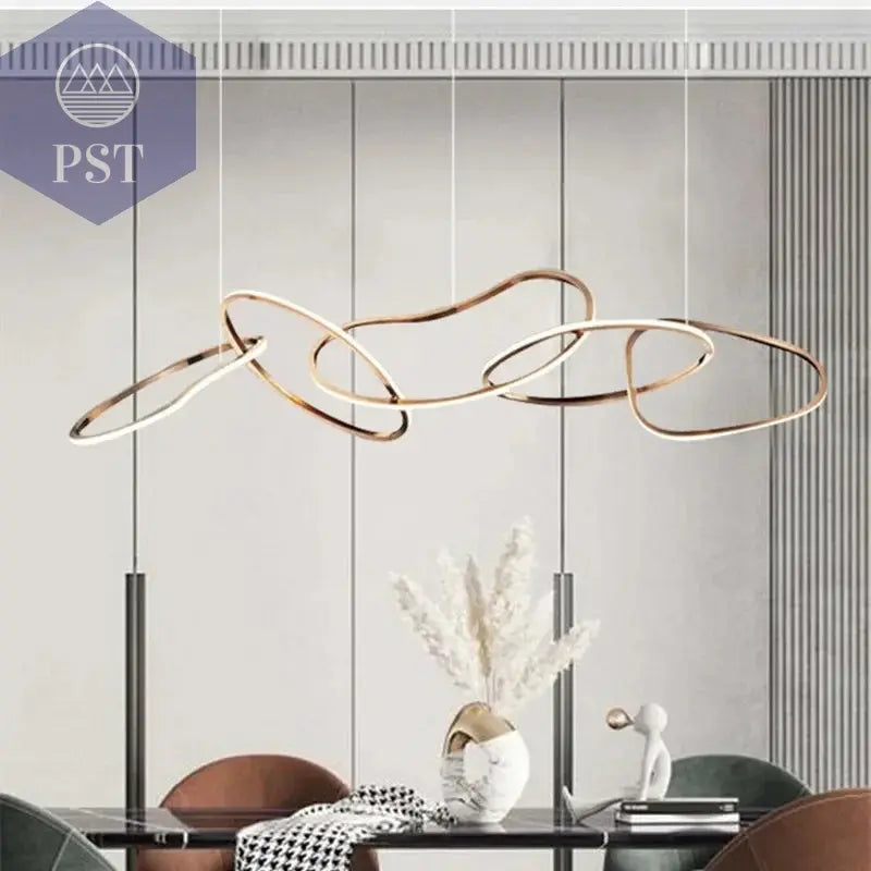 Luxuriöse Dimmbare Pendelleuchte Esstisch Leuchter Wohnzimmer Beleuchtung PST PS Tradings Pendelleuchte PST PS Tradings  PST PS Tradings