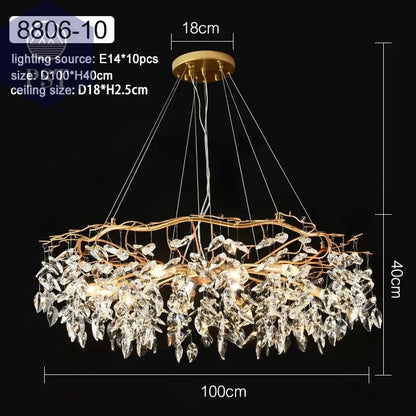 Luxuriöse LED Kristall Deckenlampe für Wohnräume PST PS Tradings  PST PS Tradings 100cm-CHINA-cool-white PST PS Tradings Luxuriöse LED Kristall Deckenlampe für Wohnräume