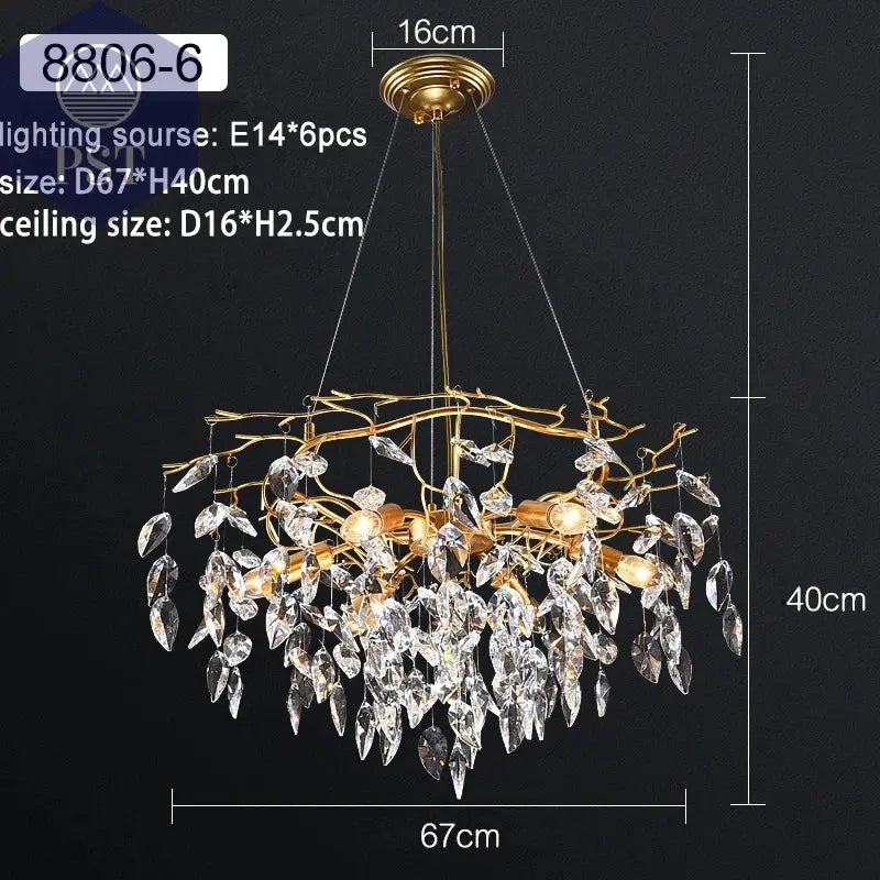 Luxuriöse LED Kristall Deckenlampe für Wohnräume PST PS Tradings  PST PS Tradings 67cm-CHINA-cool-white PST PS Tradings Luxuriöse LED Kristall Deckenlampe für Wohnräume