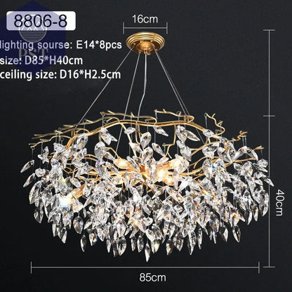 Luxuriöse LED Kristall Deckenlampe für Wohnräume PST PS Tradings  PST PS Tradings 85cm-CHINA-cool-white PST PS Tradings Luxuriöse LED Kristall Deckenlampe für Wohnräume