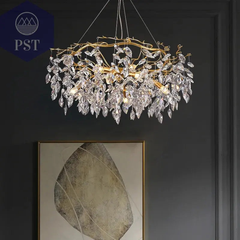 Luxuriöse LED Kristall Deckenlampe für Wohnräume PST PS Tradings  PST PS Tradings  PST PS Tradings Luxuriöse LED Kristall Deckenlampe für Wohnräume