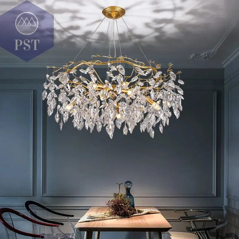 Luxuriöse LED Kristall Deckenlampe für Wohnräume PST PS Tradings  PST PS Tradings  PST PS Tradings Luxuriöse LED Kristall Deckenlampe für Wohnräume