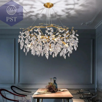 Luxuriöse LED Kristall Deckenlampe für Wohnräume PST PS Tradings  PST PS Tradings  PST PS Tradings Luxuriöse LED Kristall Deckenlampe für Wohnräume