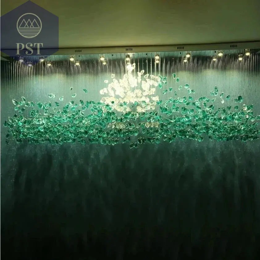 Luxuriöse LED Kristall Deckenleuchte Entrée Wohnzimmer Deckenbeleuchtung PST PS Tradings Deckenleuchte PST PS Tradings  PST PS Tradings