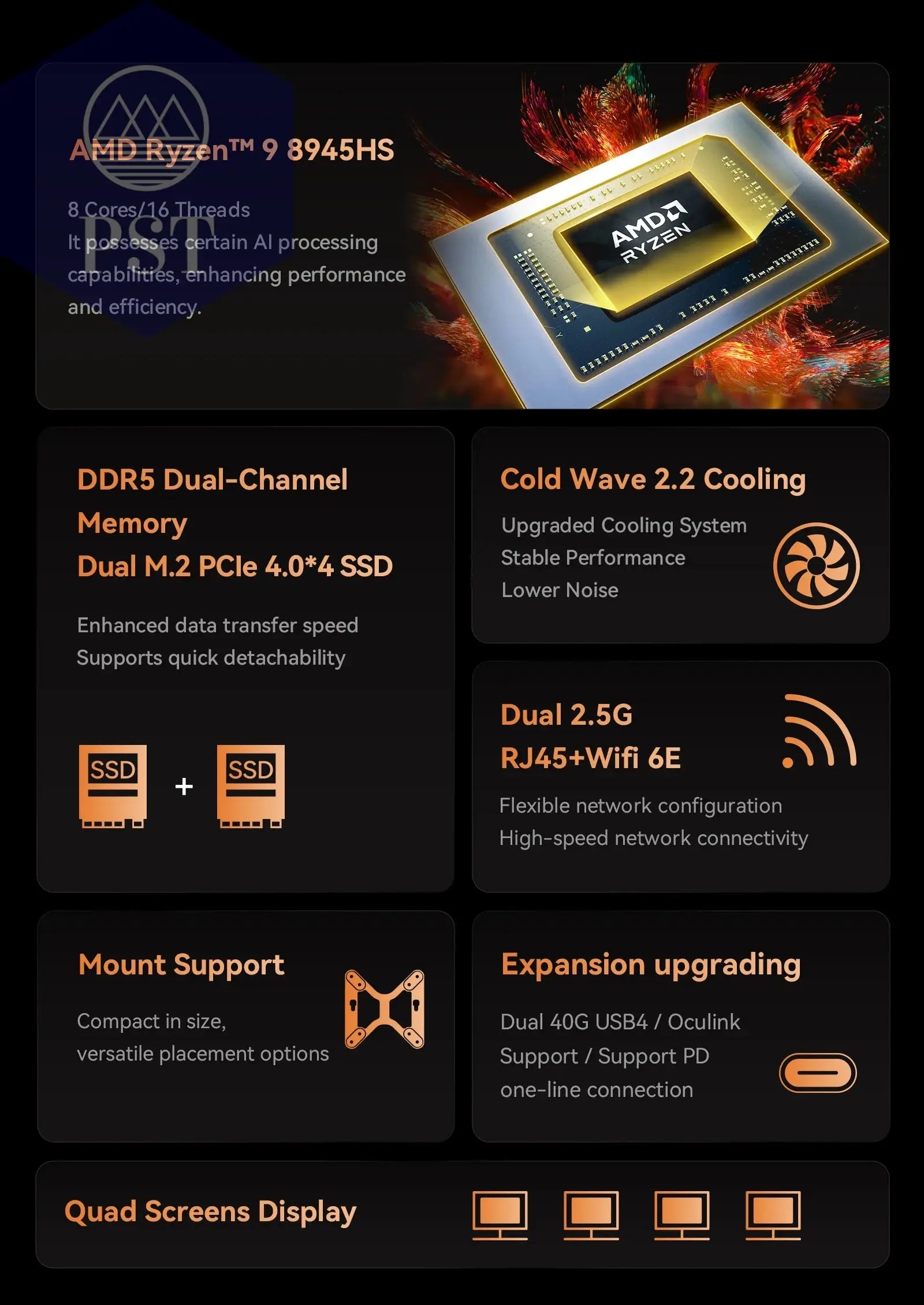 MINISFORUM UM890 Pro Mini PC - Ryzen 9, 32GB, 1TB SSD PST PS Tradings   MINISFORUM UM890 Pro Mini PC - Ryzen 9, 32GB, 1TB SSD