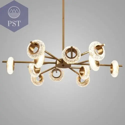 Modern 12-Light Modern Crystal Chandelier Elegant Lightning PST PS Tradings  PST PS Tradings  PST PS Tradings Modern 12-Light Modern Crystal Chandelier Elegant Lightning