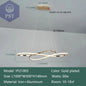 Moderne LED Deckenleuchte Pendelleuchte Beleuchtung Schwarz/Gold PST PS Tradings Deckenleuchte PST PS Tradings Dimmable-RC-With-App-L1000mm-gold-plated PST PS Tradings