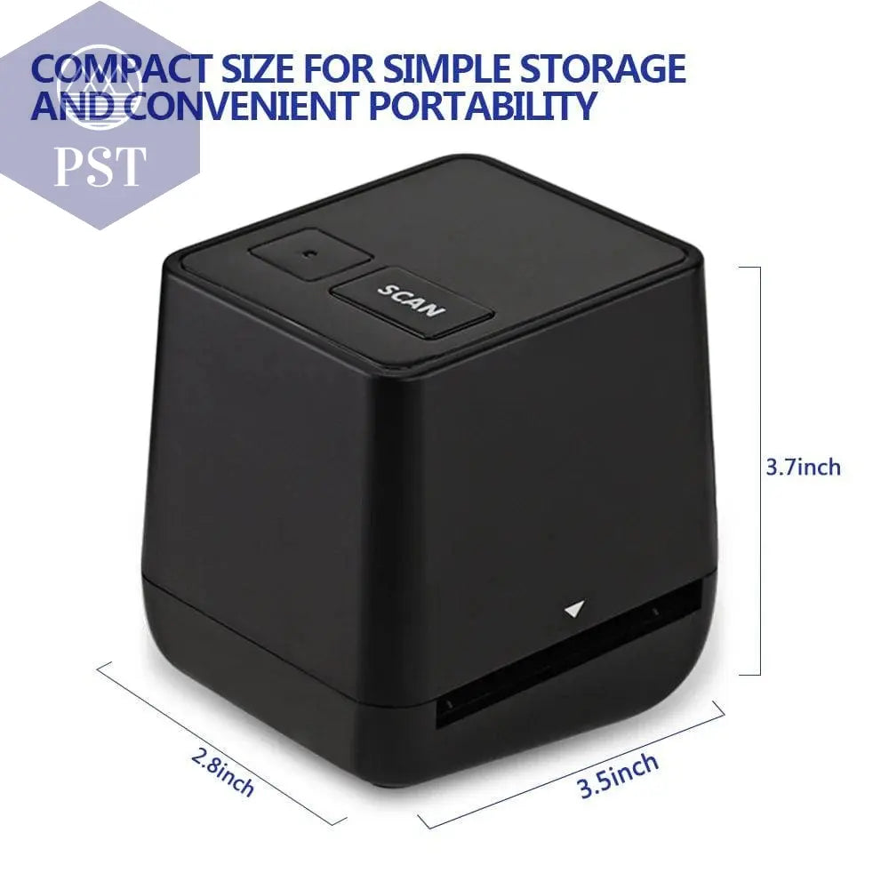 Portable Negative Film Scanners 35mm 135 Slide Film Converter Photo Digital Image 17.9 Mega Pixels Monochrome Slide Film Scanner - Property & Safety Tradings