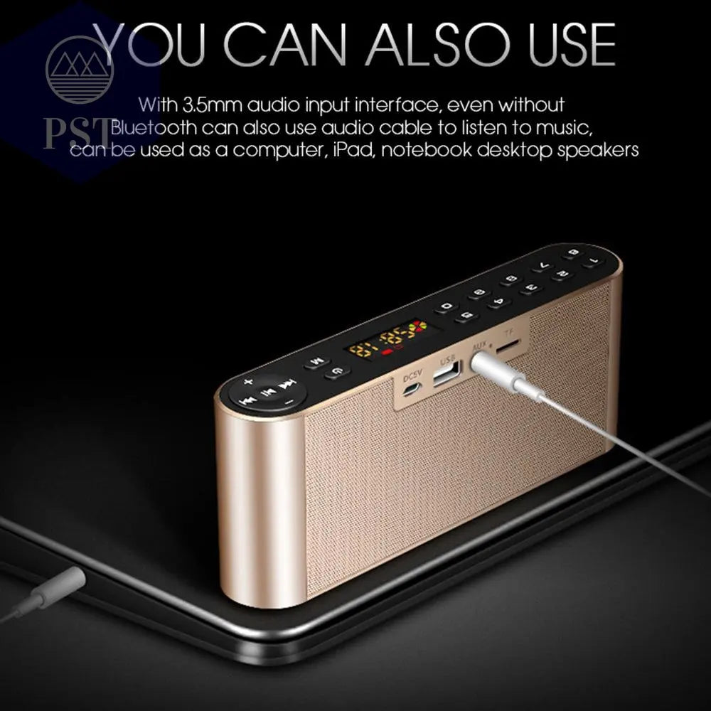 Portable Wireless HiFi Bluetooth Speaker with Microphone       PST PS Tradings