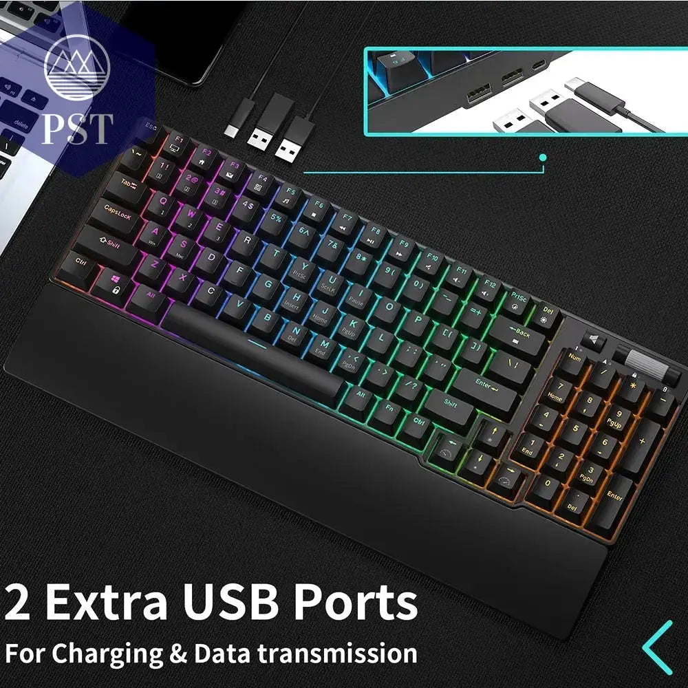 RK96 Kabellose RGB Gaming Tastatur PST PS Tradings   RK96 Kabellose RGB Gaming Tastatur