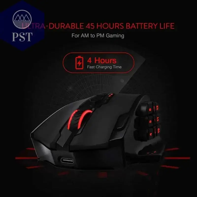 Redragon M913 Gaming Maus 16000 DPI Wireless PST PS Tradings   Redragon M913 Gaming Maus 16000 DPI Wireless