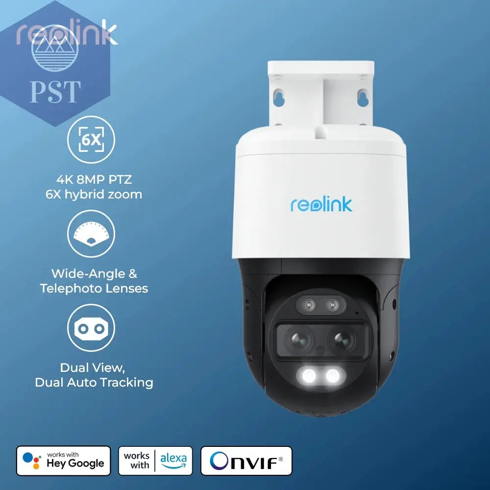 Reolink 4K Dual-Lens PTZ Kamera - Auto Tracking PST PS Tradings Smart Cam PST PS Tradings  PST PS Tradings Reolink 4K Dual-Lens PTZ Kamera - Auto Tracking Smart Cam
