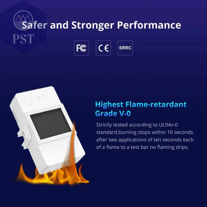 Sonoff Pow R3 16A /20A Wifi Smart Switch Höhere Genauigkeit Stromverbrauch Messen Monitor Strom Energie Verwendung Funktioniert mit Alexa       PST PS Tradings