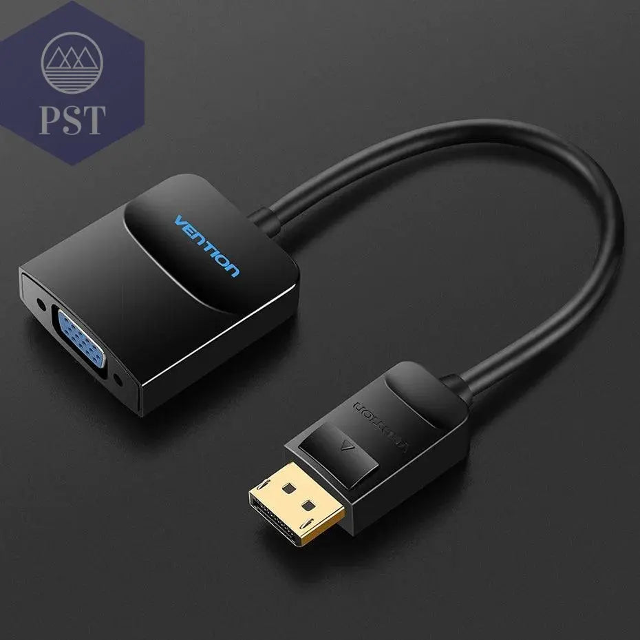 Vention Displayport to VGA Adapter 1080P Display Port Male to VGA Female Audio Converter for Projector HDTV DVDMonitor DP to VGA - Property & Safety Tradings