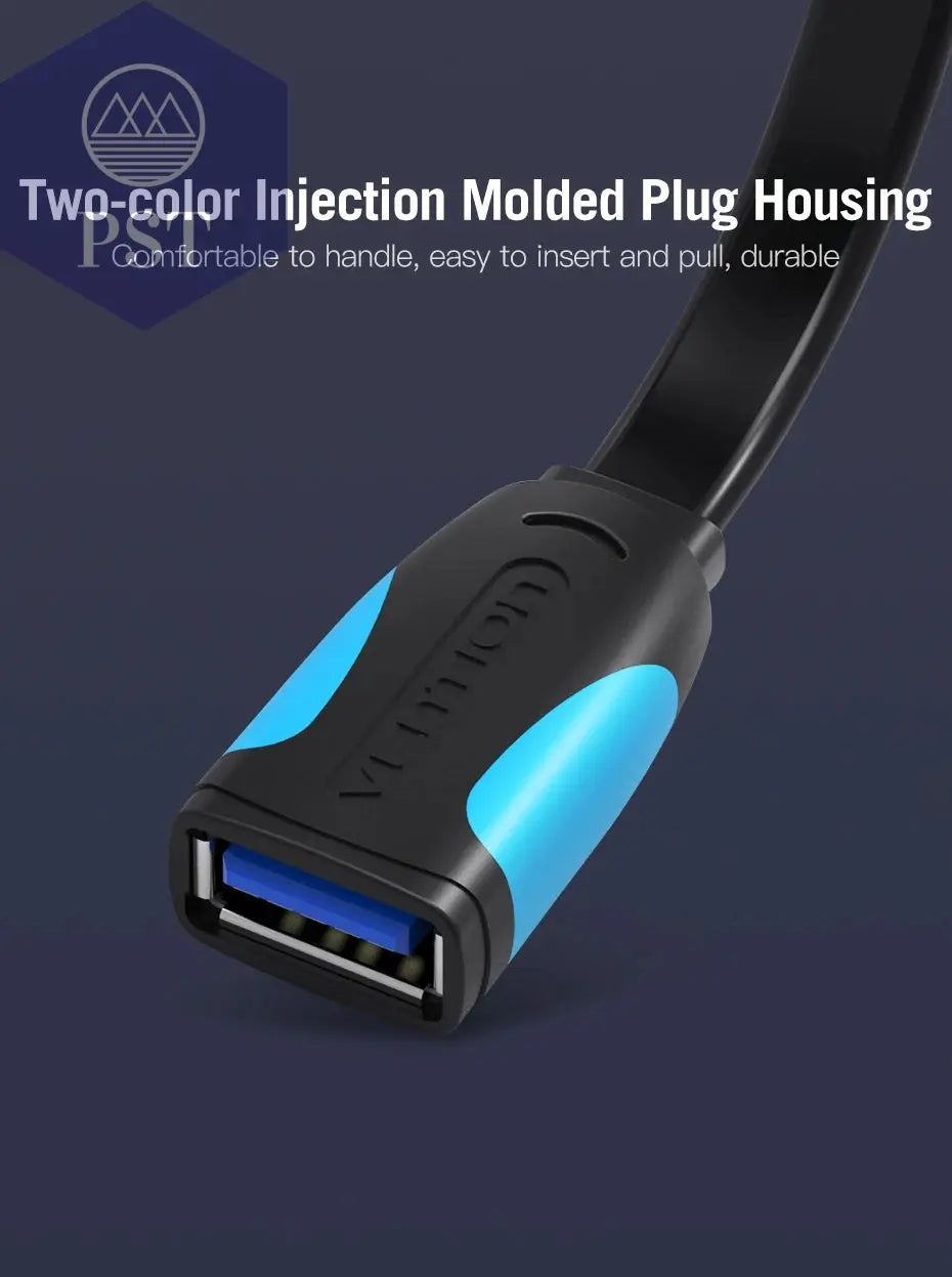 Vention USB 3.0 Extension Cable Male to Female Extender Cable Fast Speed USB 3.0 Cable Extended for laptop PC USB 2.0 Extension       PST PS Tradings