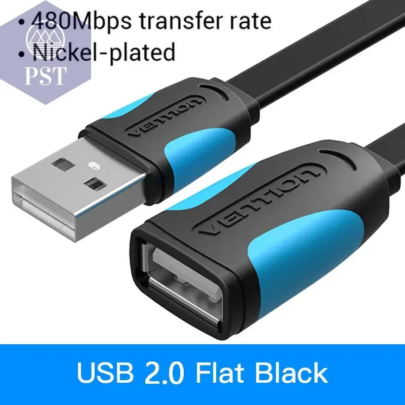 Vention USB 3.0 Extension Cable Male to Female Extender Cable Fast Speed USB 3.0 Cable Extended for laptop PC USB 2.0 Extension       PST PS Tradings
