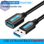 Vention USB 3.0 Extension Cable Male to Female Extender Cable Fast Speed USB 3.0 Cable Extended for laptop PC USB 2.0 Extension       PST PS Tradings